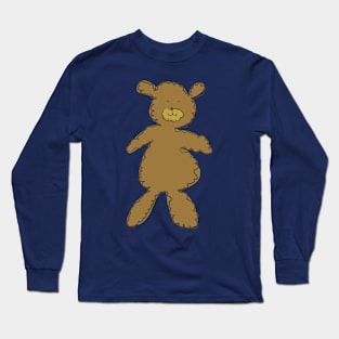 Fluffy Cuddly Tan Teddy Bear Long Sleeve T-Shirt